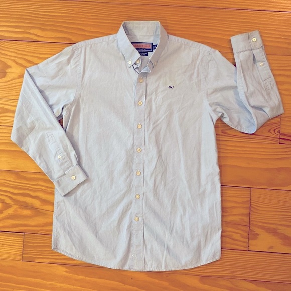 Vineyard Vines On-the-Go Boys Long Sleeve Button Down Shirt - Picture 2 of 5